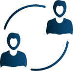 Logo de rede de pessoas